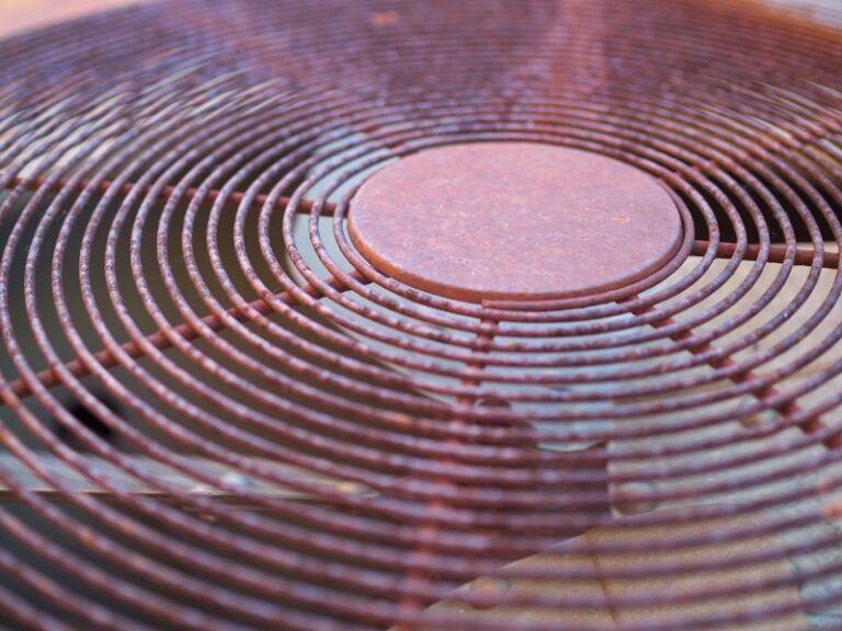 Rusted HVAC System In Older Homes